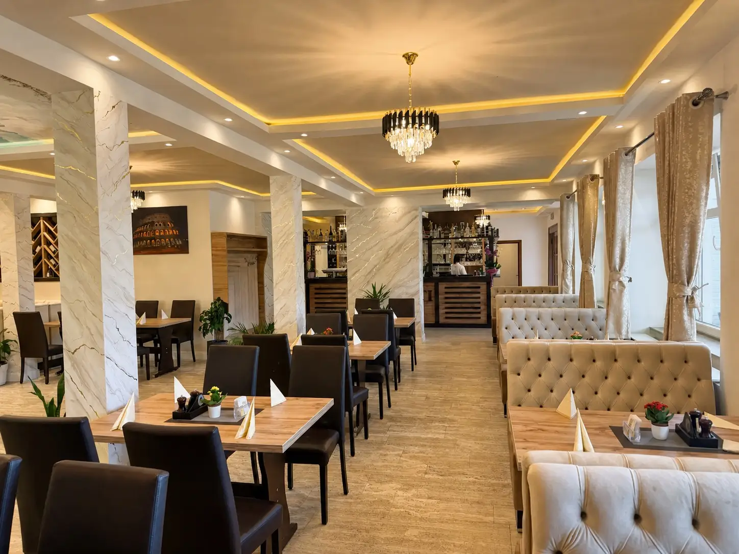 Gastraum im Butrinti Restaurant